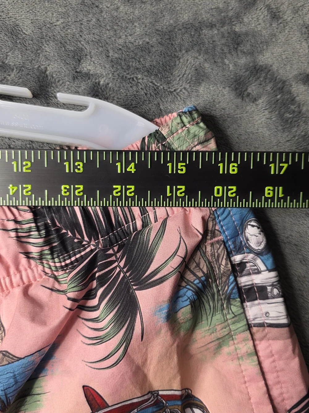Psycho Tuna Swim Trunks Adult XLarge Pink Graphic Surfing Beach Outdoor